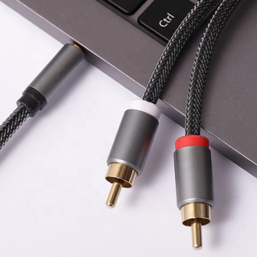3,5 mm - 2RCA Stereo Ses Kablosu