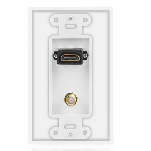 COAX HDMI Duvar Plakası
